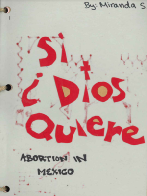 cover image of Si Dios Quiere: Abortion in Mexico